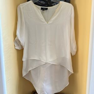 Alfani Petite blouse beige Size 2P every day and business casual